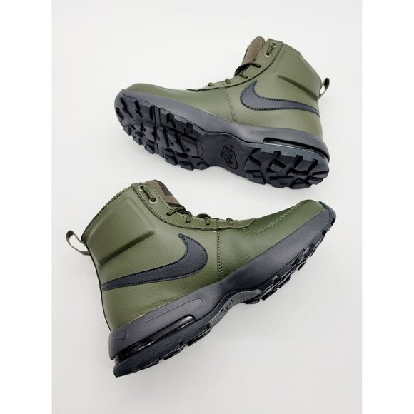 Nike Air Max Goaterra 2.0 Green Big Kid's Lace Up Boots Size 6Y - Picture 4 of 11